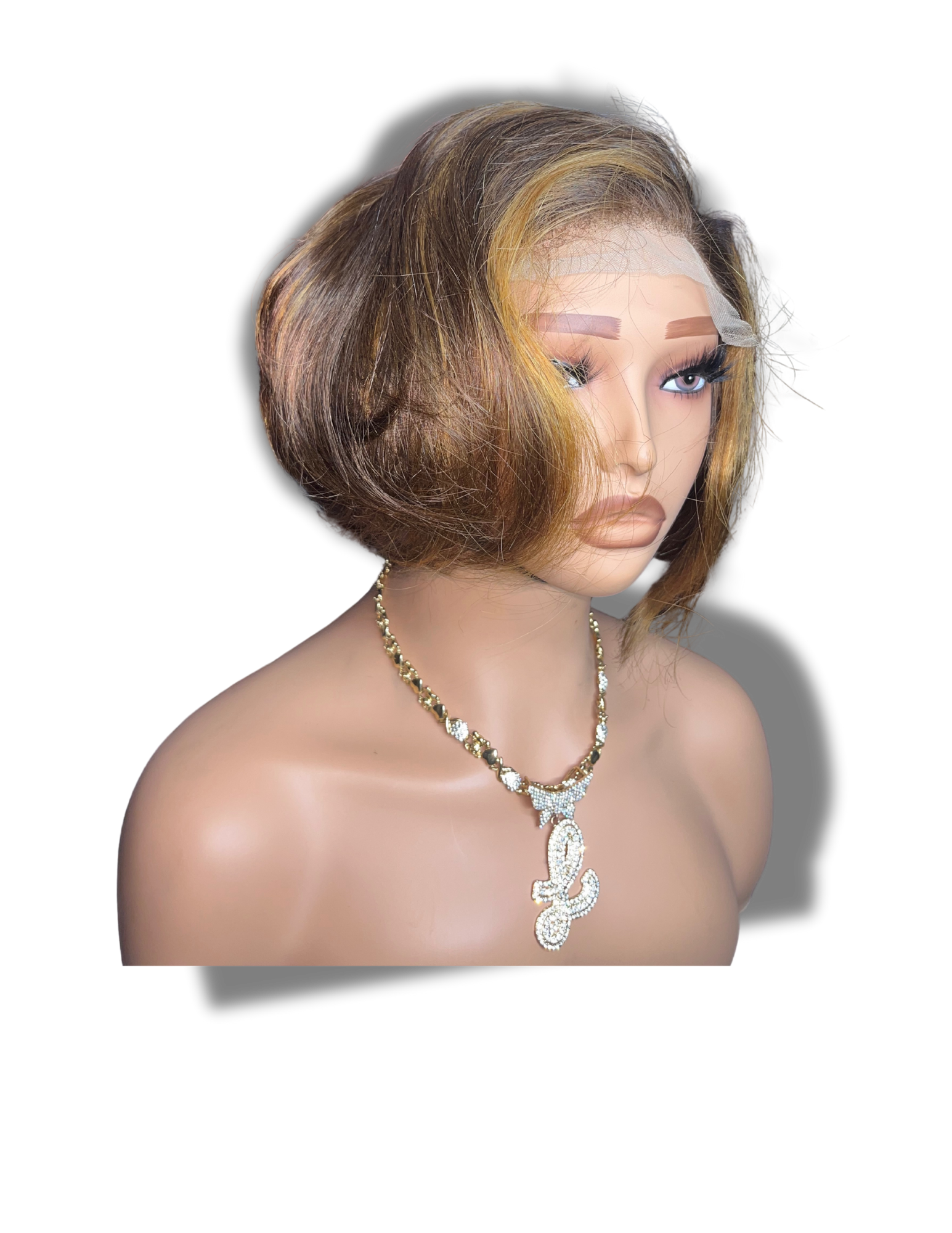 Piano 430 Color 5x5 Closure Wig 100% Virgin Human Hair Lace Closure